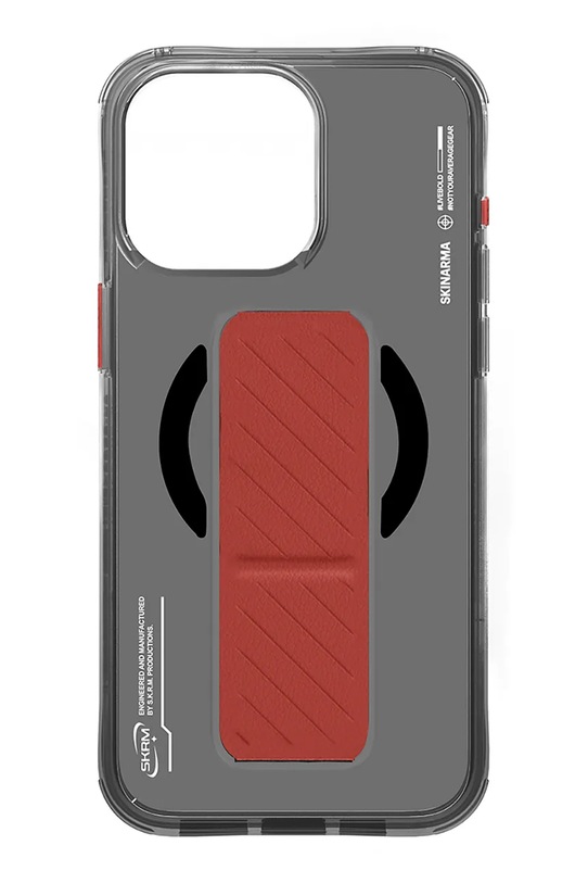 Skinarma etui na telefon z wbudowanym pierścieniem magnetycznym iPhone 16 Pro SK.2024PP63.AXON.BLK czarny AA00