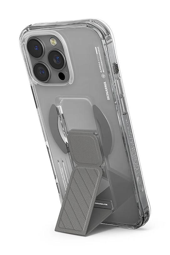 Lifestyle Skinarma etui na telefon z wbudowanym pierścieniem magnetycznym iPhone 16 Pro Max SK.2024PP69.AXON.TT transparentny