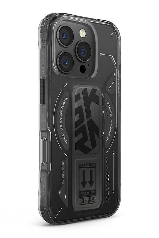 Skinarma etui na telefon z wbudowanym pierścieniem magnetycznym iPhone 16 Pro SK.2024PP63.HELO.BLK czarny
