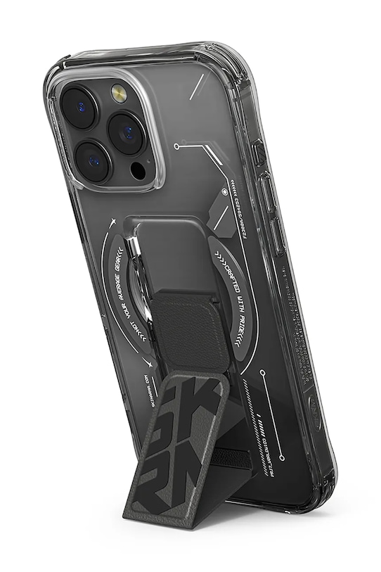 Lifestyle Skinarma etui na telefon z wbudowanym pierścieniem magnetycznym iPhone 16 Pro Max SK.2024PP69.HELO.BLK czarny