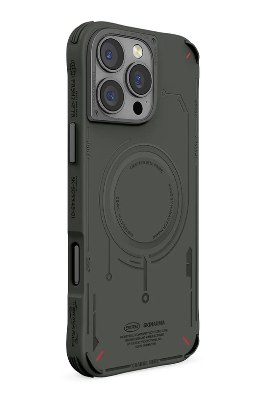 Lifestyle Skinarma etui na telefon z wbudowanym pierścieniem magnetycznym iPhone 16 Pro Max SK.2024PP69.MECHA.GRN zielony