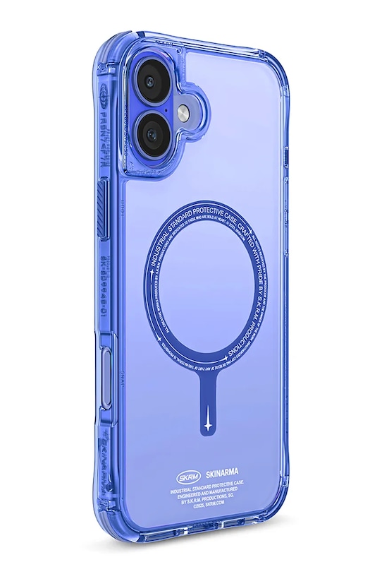 Lifestyle Skinarma etui na telefon z wbudowanym pierścieniem magnetycznym iPhone 16 SK.2024P61.SDOMS.BLU fioletowy