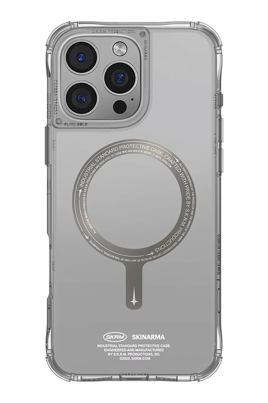 Skinarma etui na telefon z wbudowanym pierścieniem magnetycznym iPhone 16 Pro Max transparentny SK.2024PP69.SDOPRM.TT