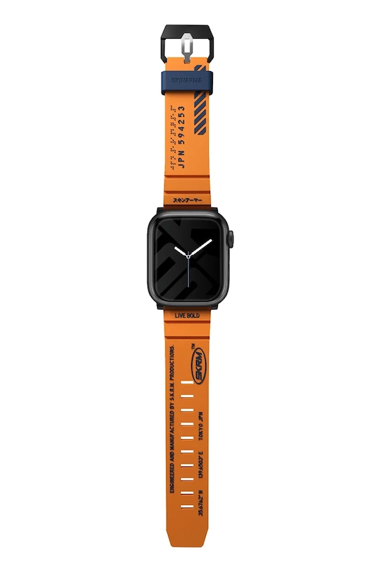 Skinarma pasek do smartwatcha Shokku Apple Watch 45/44/42 mm pomarańczowy SK.SHOKKU.ORG45