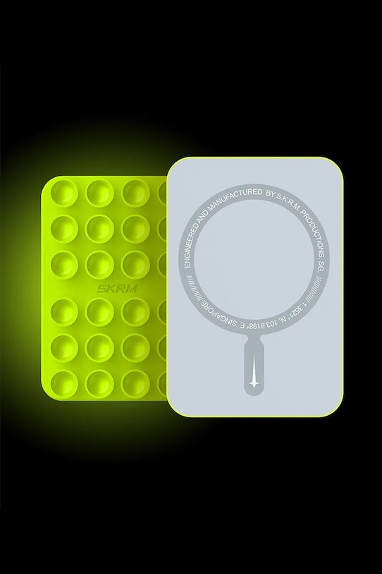 Universal βεντούζα για τηλέφωνο Skinarma Stax MagSafe SK.MSMT.STAX.GLOW λευκό AA00