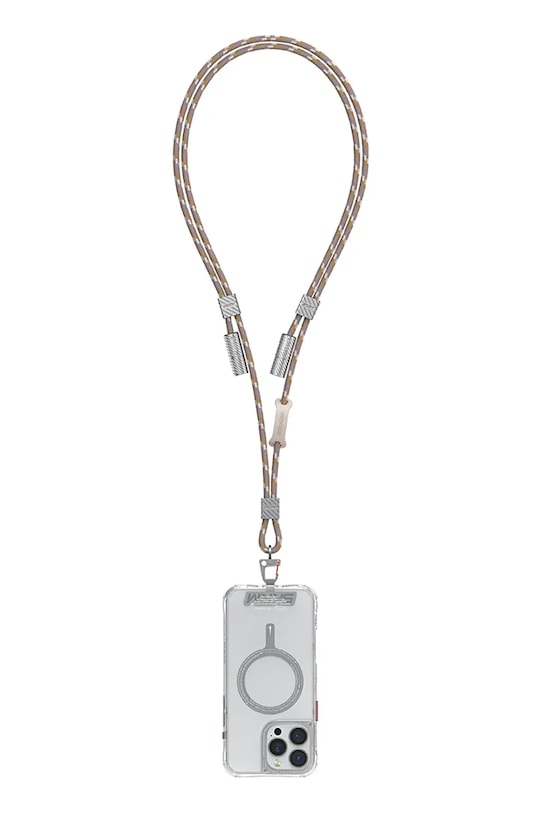 Universal λουρί για τηλέφωνο Skinarma 2w1 Dyno Ve USB-C/USB-C καφέ SK.DYVE.CBLCC.BGE