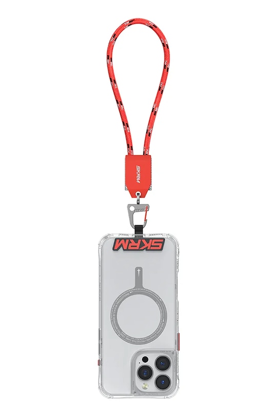 Universal λουρί για τηλέφωνο Skinarma 2w1 Dyno Ve USB-C/USB-C κόκκινο SK.DYVEHS.CBLCC.RED