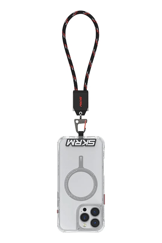 Universal λουρί για τηλέφωνο Skinarma 2w1 Dyno Ve USB-C/USB-C μαύρο SK.DYVEHS.CBLCC.BLK