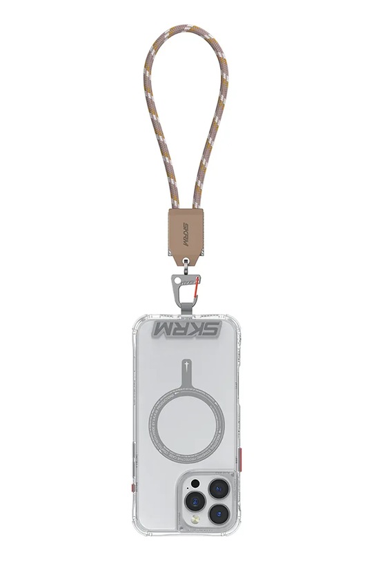 Skinarma uniwersalna smycz do telefonu 2w1 Dyno Ve USB-C/USB-C brązowy SK.DYVEHS.CBLCC.BGE