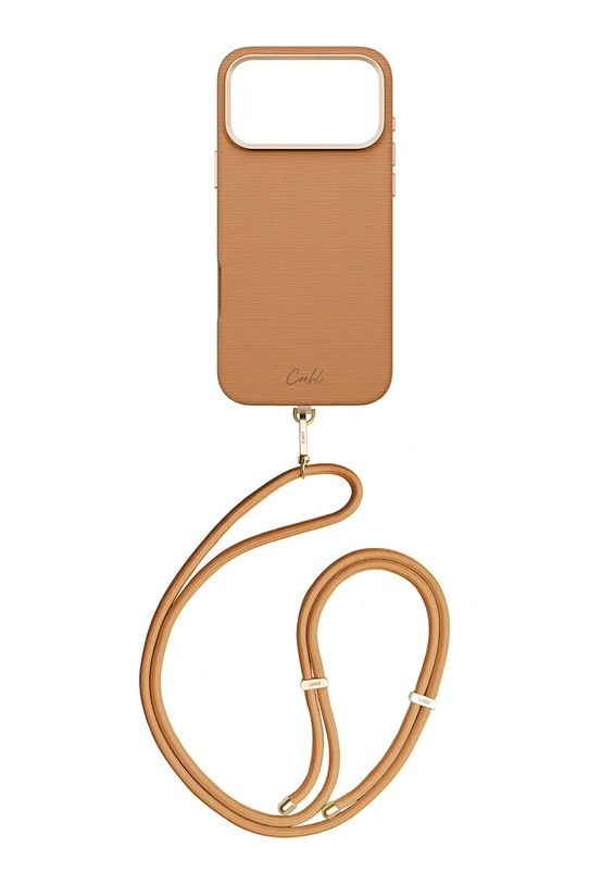 UNIQ etui na telefon z wbudowanym pierścieniem magnetycznym iPhone 17 Pro Max UNQ.P6.9P2025.MRMPBWN brązowy AA00