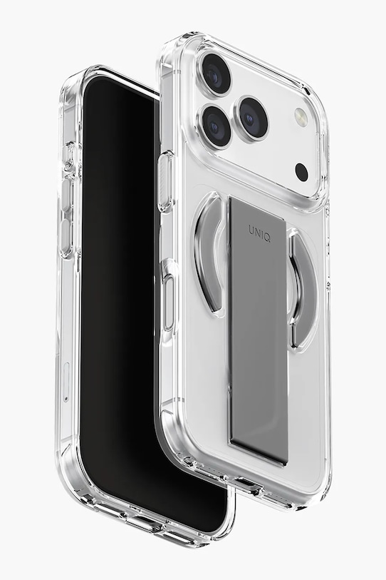 Чехол для телефона со встроенным магнитным кольцом UNIQ iPhone 17 Pro прозрачный UNQ.P6.3P2025.HELAMLCLR