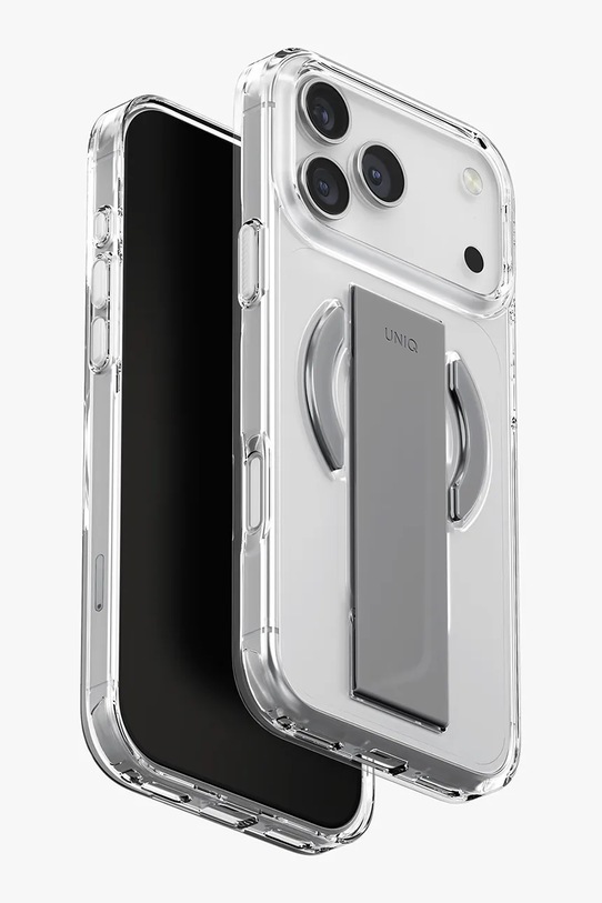 Lifestyle UNIQ etui na telefon z wbudowanym pierścieniem magnetycznym iPhone 17 Pro Max UNQ.P6.9P2025.HELAMLCLR czarny