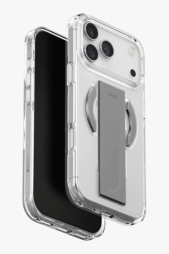 Лайфстайл Чехол для телефона со встроенным магнитным кольцом UNIQ iPhone 17 Pro Max UNQ.P6.9P2025.HELAMLCLR чёрный