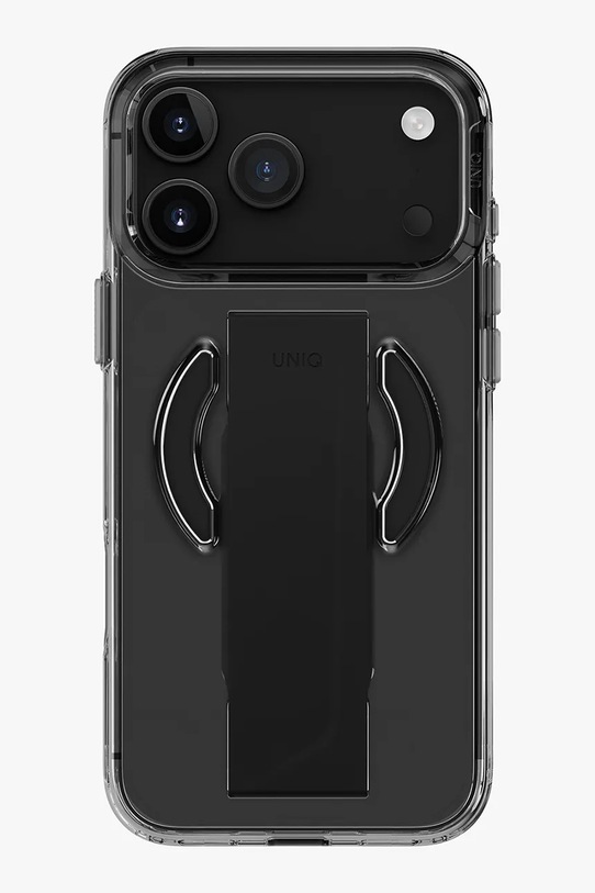 UNIQ etui na telefon z wbudowanym pierścieniem magnetycznym iPhone 17 Pro Max czarny UNQ.P6.9P2025.HELAMVSMK