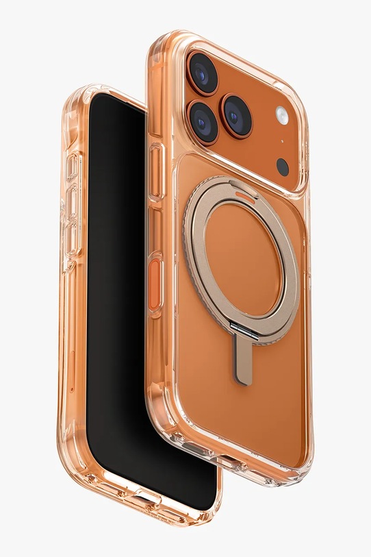 UNIQ etui na telefon z wbudowanym pierścieniem magnetycznym iPhone 17 Pro UNQ.P6.3P2025.SWVTGLD beżowy