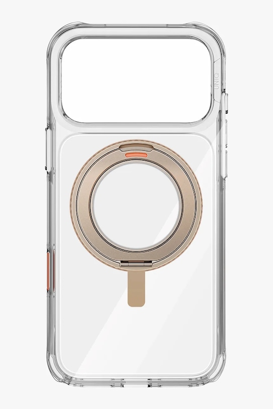 Чехол для телефона со встроенным магнитным кольцом UNIQ iPhone 17 Pro Max UNQ.P6.9P2025.SWVTGLD чёрный AA00