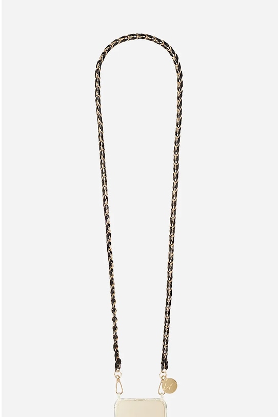 LaCoqueFrançaise Retiazka na telefón 120 cm čierna LE304697