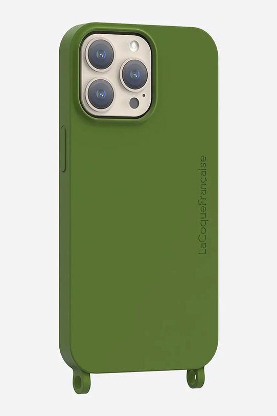 LaCoqueFrançaise Puzdro na telefón IP 15 pro LE314390 zelená AA00