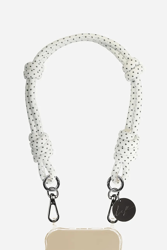 LaCoqueFrançaise șnur pentru telefon 40 cm alb LE324718