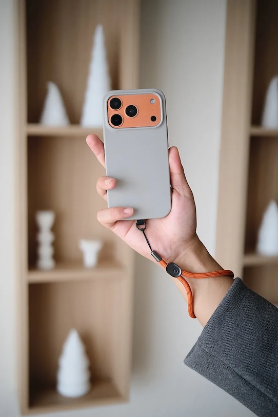 Lifestyle Orbitkey Pasek na nadgarstek do telefonu 23 x 2 x 1 cm EWS1.TER.111 pomarańczowy