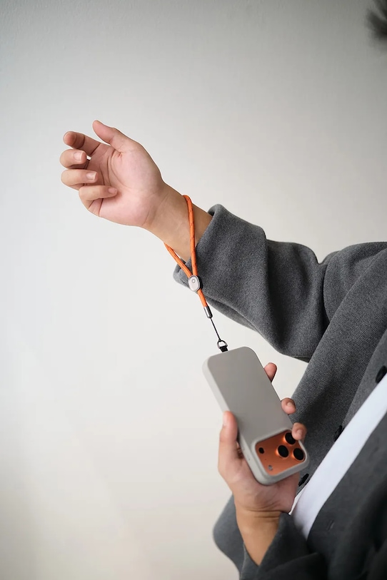 Orbitkey Pasek na nadgarstek do telefonu 23 x 2 x 1 cm EWS1.TER.111 pomarańczowy