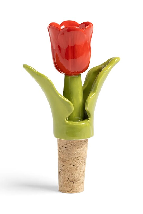 &k amsterdam korek do wina tulip red multicolor 2323.12