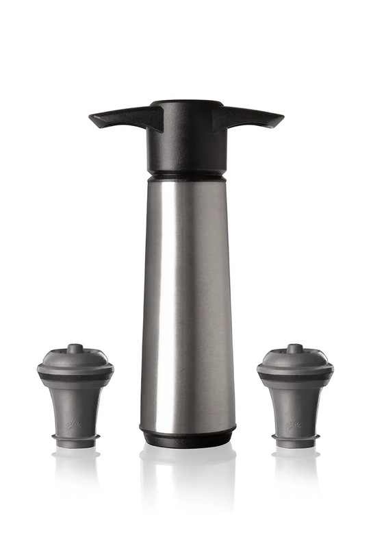 Vacu Vin pompă de vid și dop Wine Saver 8,5 x 22,3 x 4,3 cm 3-pack gri 06492606.