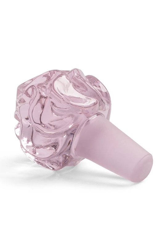 &k amsterdam пробка для вина з кольорового скла 8 cm 2323.17 рожевий AA00