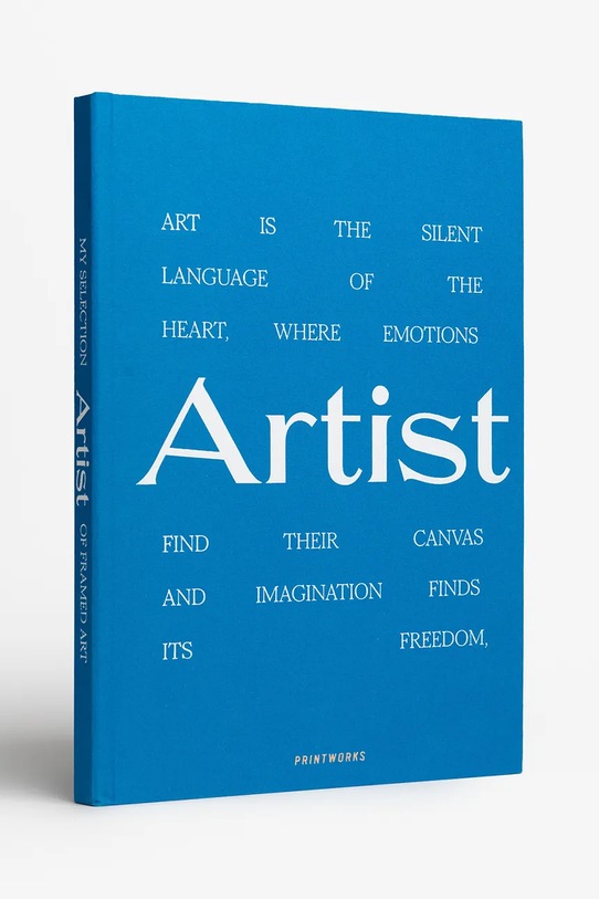 Lifestyle Printworks album per opere d'arte Great Art 25 x 34 cm PW00733 blu