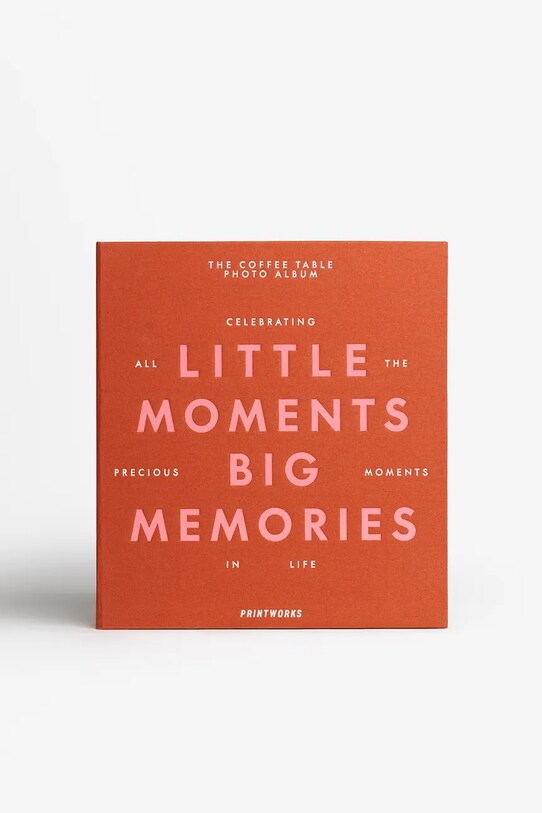 Printworks album na zdjęcia Little Moments Big Memories 27 x 24 cm pomarańczowy PW00732
