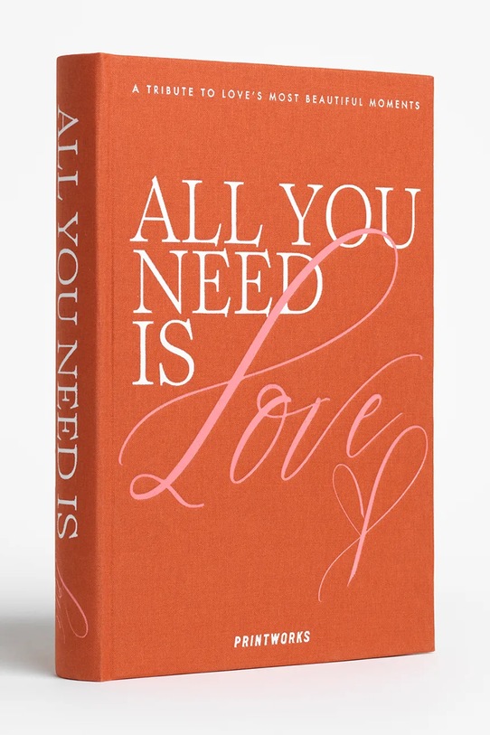 Printworks album na zdjęcia All You Need is Love 18 x 19,5 cm PW00767 pomarańczowy AA00