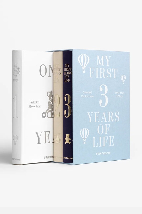 Printworks zestaw albumów na zdjęcia My First 3 Years 29 x 22 x 11,5 cm 3-pack PW00770 multicolor AA00