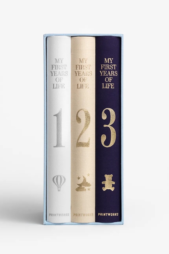 Lifestyle Σετ άλμπουμ για φωτογραφίες Printworks My First 3 Years 29 x 22 x 11,5 cm 3-pack PW00770 πολύχρωμο