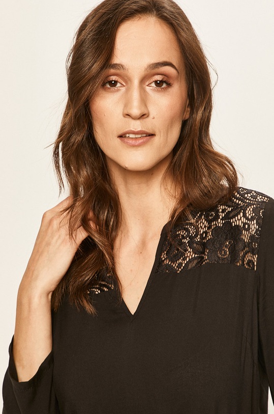 Only - Halenka hladký černá 15194025