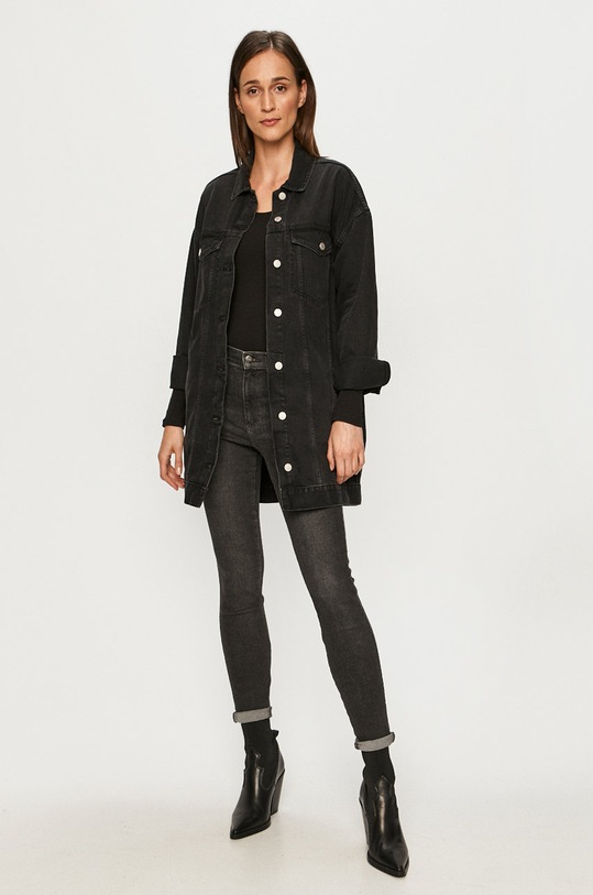 Jacqueline de Yong - Tričko s dlhým rukávom 15211082 čierna AA00