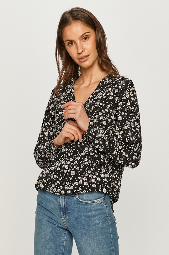 Jacqueline de Yong - Bluzka regular czarny 15223907