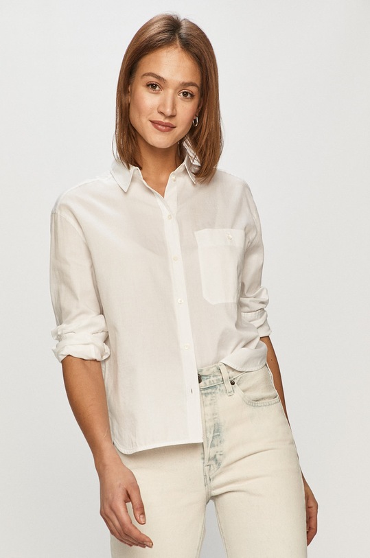 Marc O'Polo - Koszula M02093442101 biały AA00