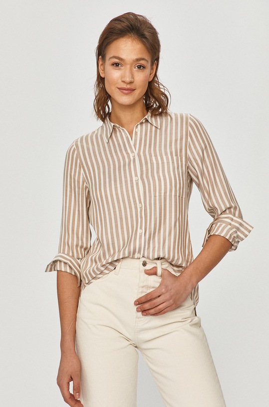 Marc O'Polo - Košeľa regular béžová M02116042635