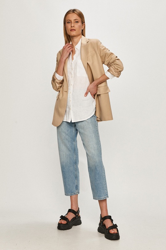 Odzież Marc O'Polo Koszula M03130542471 biały