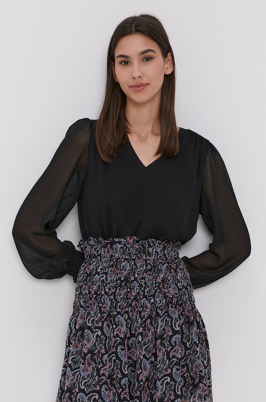 Vila Bluzka regular czarny 14063352