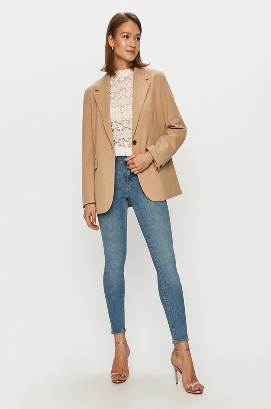 Jacqueline de Yong - Bluzka 15140241 biały AA00