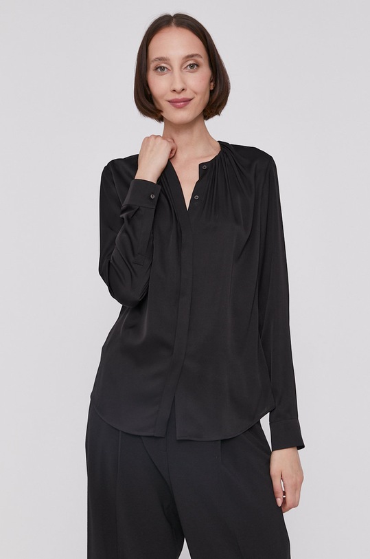 Košile Boss hladký černá 50363436.NOS