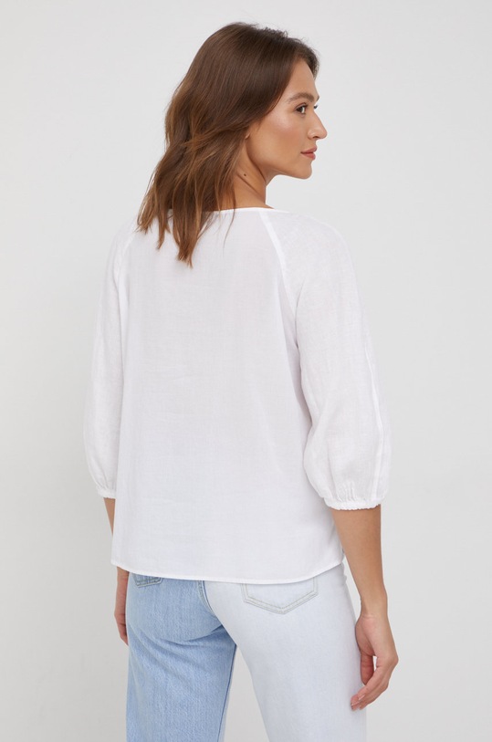 Oblečení Lněná halenka Marc O'Polo M04130541155 bílá