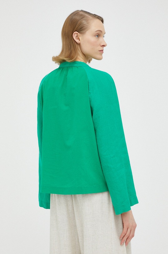 Îmbrăcăminte Marc O'Polo bluza din in M03130542081 verde