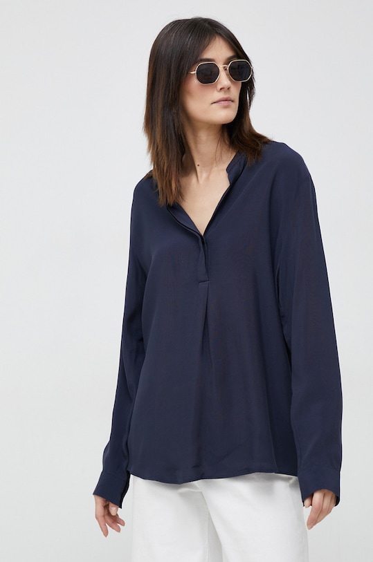 Блузка Seidensticker casual тёмно-синий 60.133512