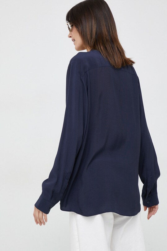 Îmbrăcăminte Seidensticker bluza 60.133512 bleumarin