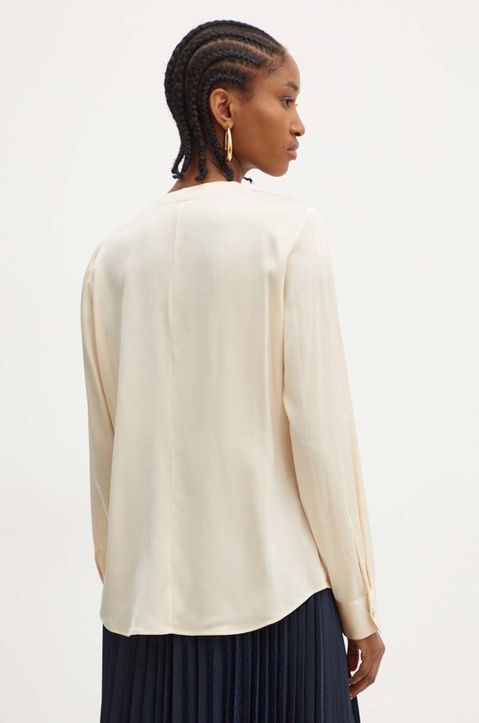 Oblečení Hedvábné tričko BOSS 50490058 oranžová