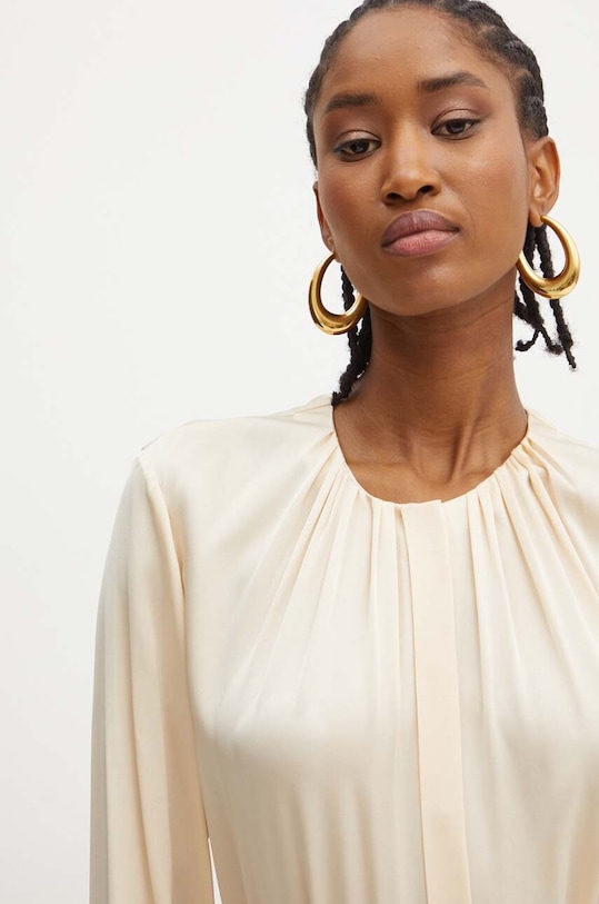 Hedvábné tričko BOSS oranžová 50490058