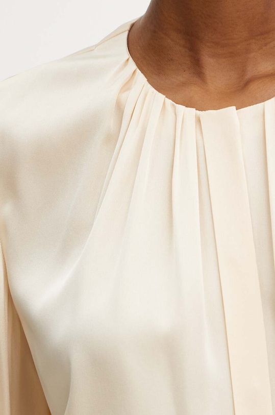 Hedvábné tričko BOSS 50490058 oranžová