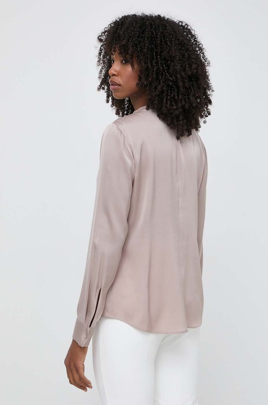 Odzież BOSS koszula jedwabna 50490058 beżowy